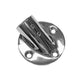 Boat Round Hand Rail Base Heavy Dudy Marine Hand Rail Fittings 30 Degree, Stainless Steel,  1 Pcs