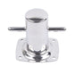 Boat Cross Bollard Cleat with 4-4/5" Base Plate for Marine Yacht, Deck Dock Rope Fasten Cleat