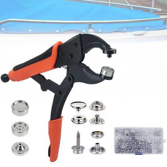 Canvas Snap Setter Fastener Pliers Kits for Boat Cover, Awnings, Tarpaulins - Marine Grade Fasteners Buttons Accessories