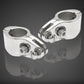 Stainless Steel Boat Bimini Top Hinge Rail Mount for  Kayak Yacht Canopy Hardware Accessories,2 Pcs