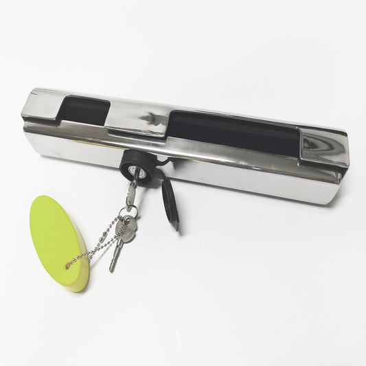 Marine Stainless Steel Outboard Engine Motor Lock With Keys and Floater