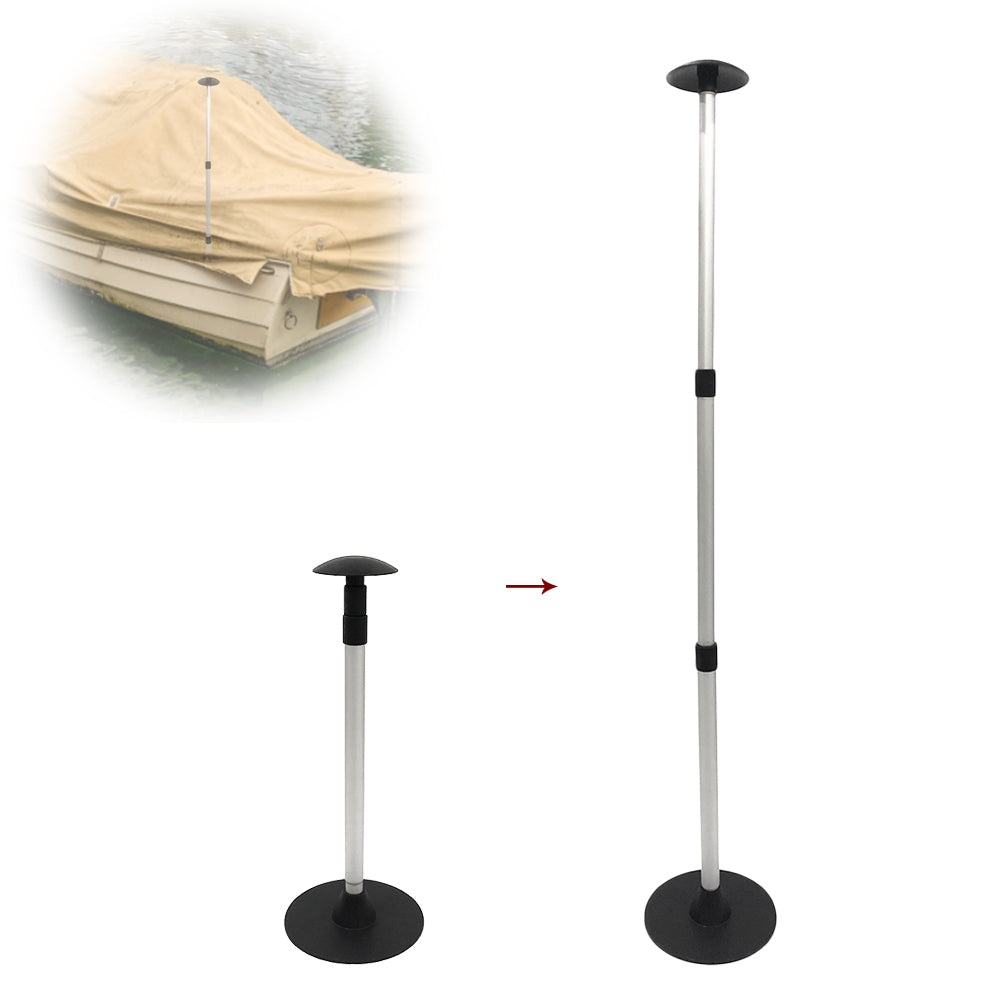 Boat Cover Support Pole, Aluminum ABS, 3-Stage Extension Adjustable (22.5"-54" Support Pole System)