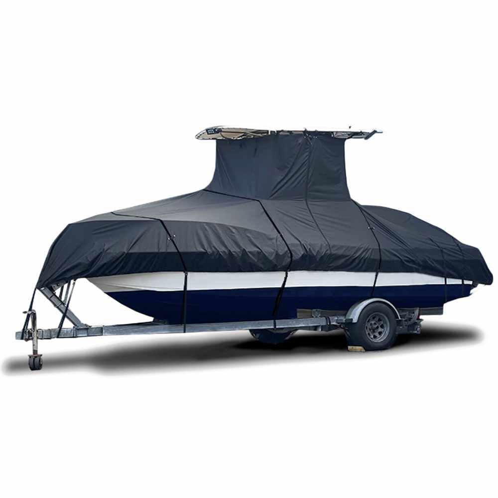 T-Top Boat Storage Cover, 600D Marine Grade Center Console Roof Storage Guard, Heavy-Duty Waterproof Protective Shield