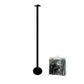 Boat Cover Support Pole, ABS PVC, Adjustable, 12"-54", Black