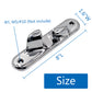 Boat Bow Chock, Marine Stainless Steel Straight Skene Bow Cleat, Yacht Mooring Anchor Deck Accessories, Right Type