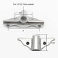 Boat Stainless Steel Edge Mount Oarlock Sockets, Marine Line Mount Rowlock for 1/2" Shank