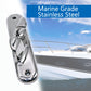 Boat Bow Chock, Marine Stainless Steel Straight Skene Bow Cleat, Yacht Mooring Anchor Deck Accessories, Right Type