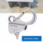 Boat Anchor Hook Marine Stainless Steel Adjustable Cam Cleat Rope Lock Anchor System Holds 9000 lb, Fits 3/8"-5/8" Rope