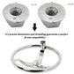 Steering Wheel Center Nut for 1/2"-20 Boat Manual Helms System, 316 Stainless Steel