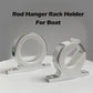 Marine Rod Hanger Rack Holder, Reel Storage Lock Ring Set for Fishing Boat Car RV Van, Marine Grade Smooth Polished 316 Stainless Steel