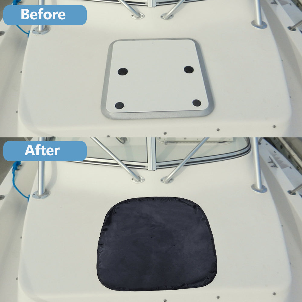 Boat Hatch Cover Trapezoid 24 1/4" X 23 1/4", Marine Deck and Access Hatch Protective Guard Accessories, Anti-UV and friction, 1 PCS