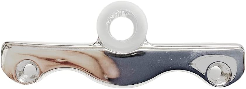 Boat Stainless Steel Edge Mount Oarlock Sockets, Marine Line Mount Rowlock for 1/2" Shank