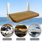 Boat Fold-Up Footrest, RV Wall Mounted Foldable Step with Teak and Aluminum Hardware for Boat Yacht RV Home, 12"L x 6"W