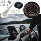 Boat GPS Speedometer 85mm Gauge and Speedometer Pitot Tube Sets, Automatic Kick-up Pilot Tube Assembly with 20 feet PVC Tubing