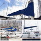 Boat Sail Cover - Waterproof 600D Marine Sail Boom Protective Sunshade for V-Hull, Bass Boat