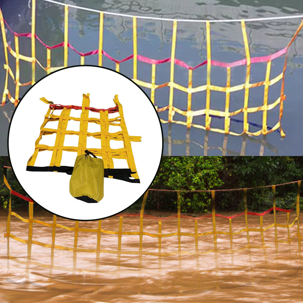 Water Rescue Interception Net for Ship Fire & Flood Prevention Safety Emergency Equipment Rope, 10ft L x 4ft W