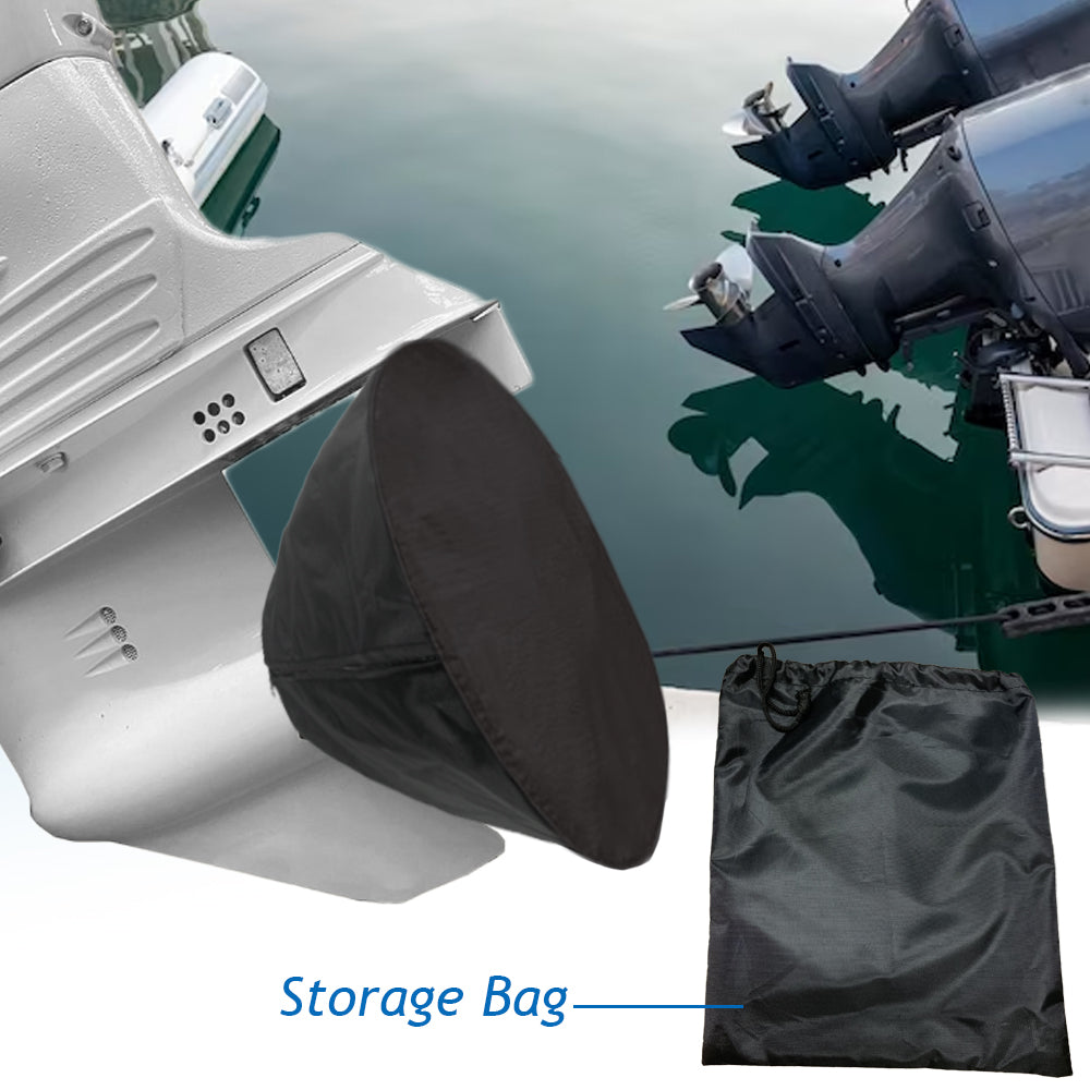 Boat Motor Propeller Cover , 15-1/2"OD Heavy Duty 420D Marine Propeller Protective Bag, Waterproof & DustProof Resistant