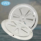 Marine Stainless Steel Butterfly Vent with Side Knob Boat Shutter Vent for Companionway Door, Cockpit and Cabin Ventilation