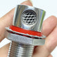 Boat Fuel Tank Vent Marine Grade Yacht Kayak Hardware Fitting for 12 Hose with Mounting Gasket