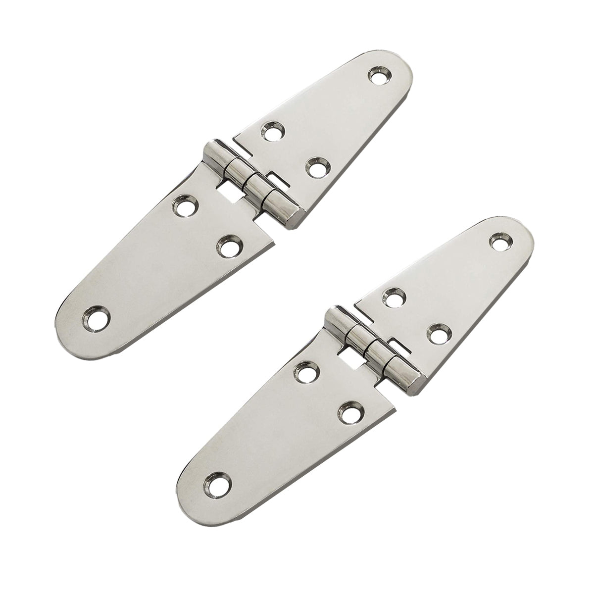 Boat Strap Hinges for Marine Grade RV Skylight Locker Hatch and Door, Top Mount 7-1/8" x 1-5/8", 2 Pcs