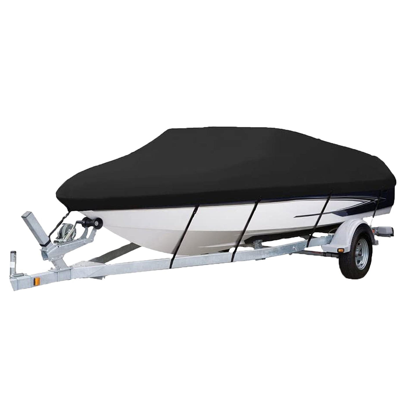 Boat Cover Fits V-Hull/Tri-Hull/Runabout/Fishing Boat