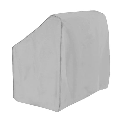 Boat Center Console Cover, 600D Marine Grade Polyester Canvas, Grey