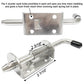 Boat Spring Pin Latch Bolt 1/2" Loaded Lock Slide Barrel for Window Door Hatch, Stainless Steel