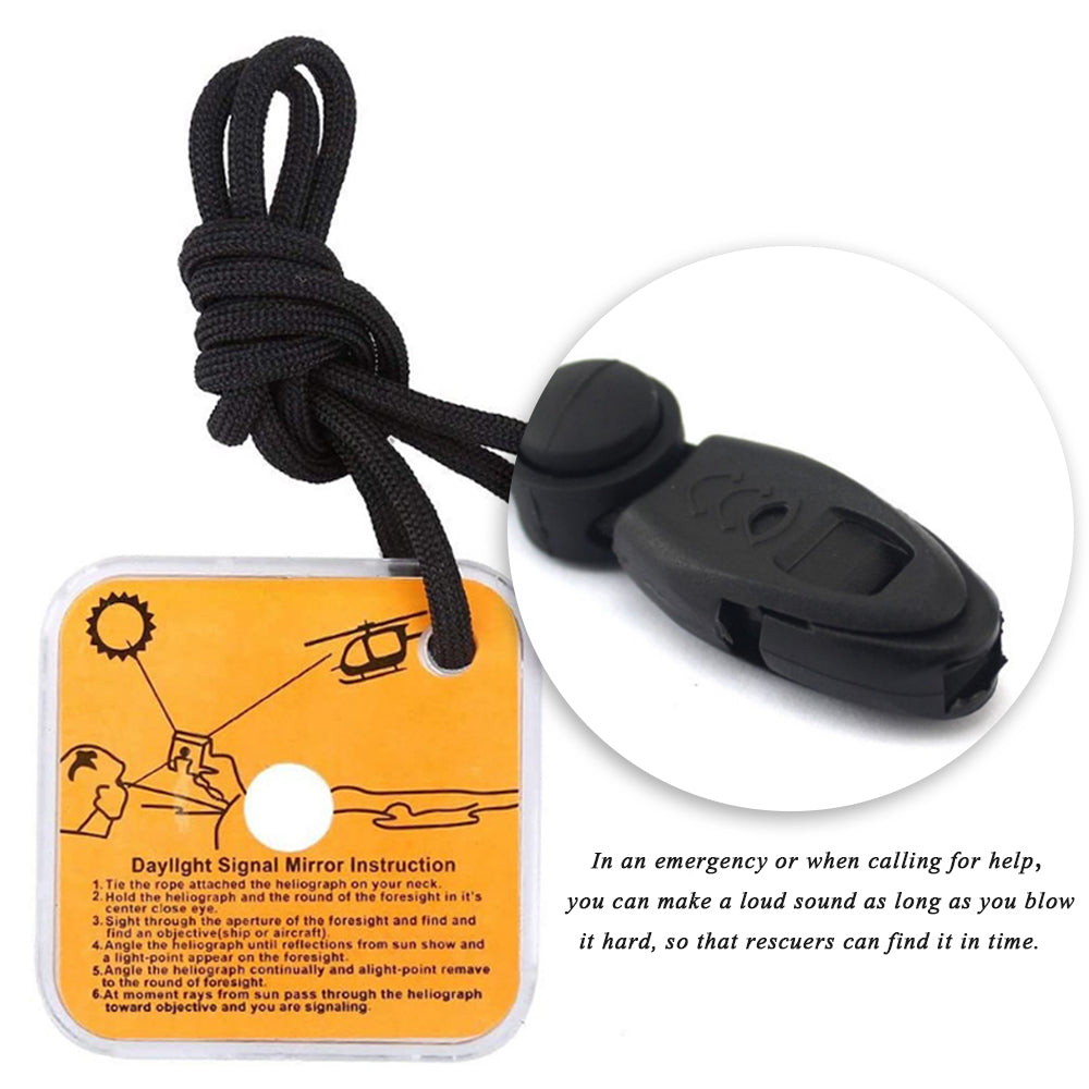 Marine Reflective Signal Mirror, Emergency Survival Tool