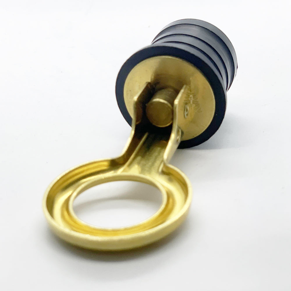 Boat Drain Plug Marine Brass Screw Type Compression Handle Plug Hulls Livewell Bilge Transom