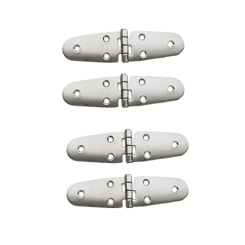 Boat Strap Hinges for Marine Grade RV Skylight Locker Hatch and Door, Top Mount 5-5/8" x 1-1/2"