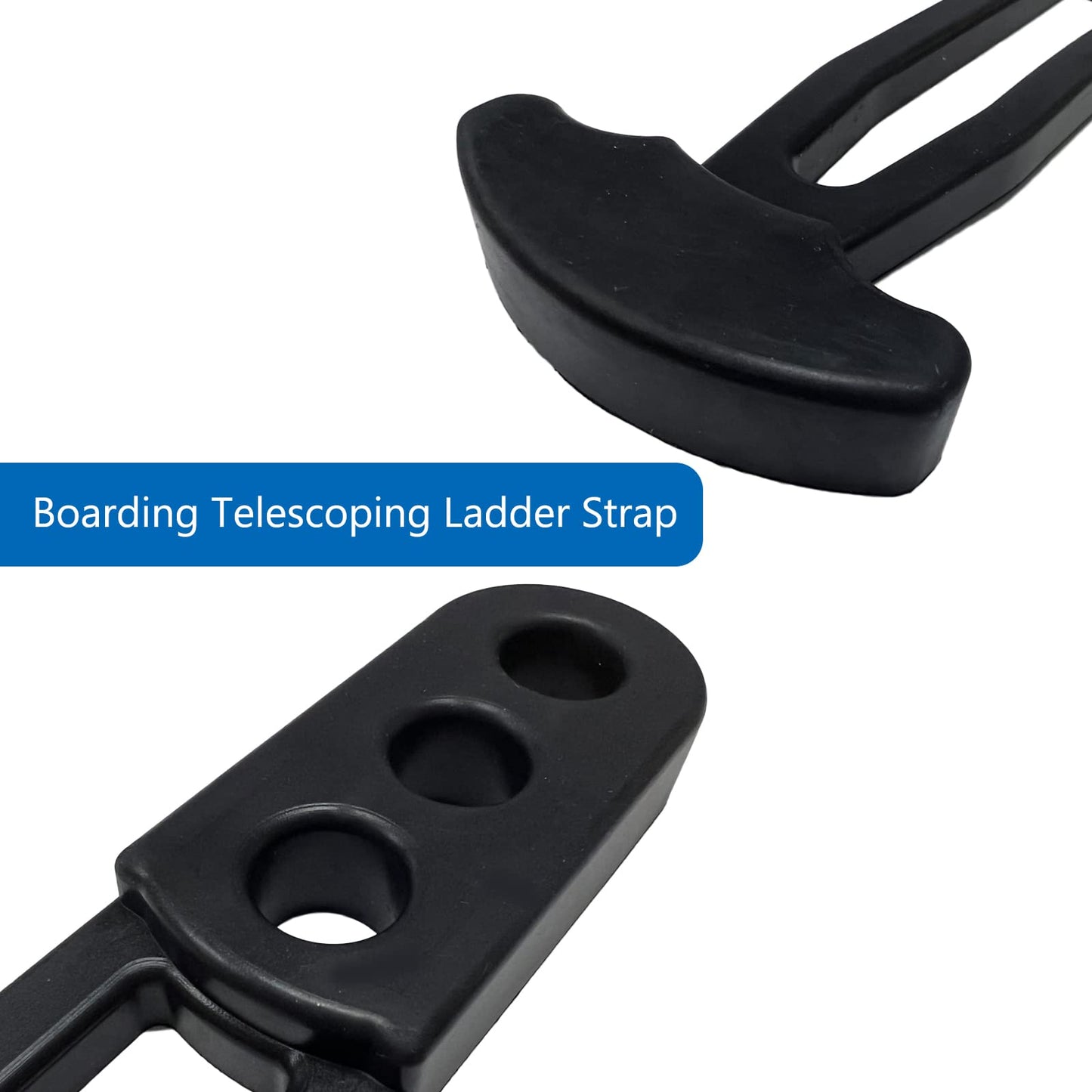 Marine Boat Yacht Sport Jet Swim Boarding Telescoping Ladder Strap with 3 Adjustable Mounting Holes